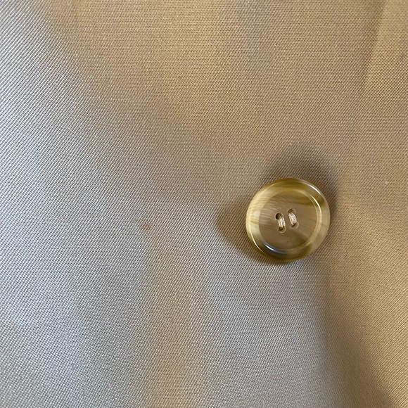 Unique Vintage Burberry Tan Trench Coat w/ Removable Wool Liner Sz 10 XXLong - Picture 11 of 15